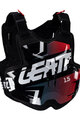 LEATT protecție spate și piept - CHEST PROTECTOR TORQUE 1.5 - negru/roșu