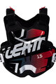 LEATT protecție spate și piept - CHEST PROTECTOR TORQUE 1.5 - negru/roșu