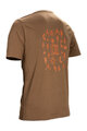 LEATT Tricou de ciclism cu mânecă scurtă - CORE - maro