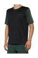 100% SPEEDLAB Tricou de ciclism cu mânecă scurtă - RIDECAMP - negru/verde