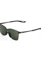 100% SPEEDLAB Ochelari de ciclism - LEGERE SQUARE - negru/gri/verde