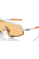 100% SPEEDLAB Ochelari de ciclism - GLENDALE - alb/portocaliu