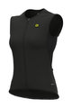 ALÉ Vestă de ciclism - CLIMA PROTECTION 2.0 THERMO LADY  - negru