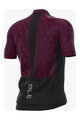 ALÉ Tricou de ciclism cu mânecă scurtă - RONDANE - bordo/negru