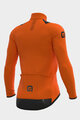 ALÉ Tricou de cilism pentru iarnă cu mânecă lungă - THERMAL R-EV1 - portocaliu