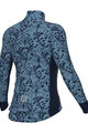 ALÉ Tricou de cilism pentru iarnă cu mânecă lungă - PAPILLON PR-R - albastru