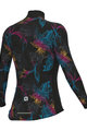 ALÉ Tricou de cilism pentru iarnă cu mânecă lungă - CHIOS SOLID - negru/multicolor/gri