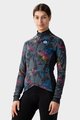 ALÉ Tricou de cilism pentru iarnă cu mânecă lungă - CHIOS SOLID - negru/multicolor/gri