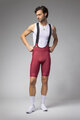 ALÉ Pantaloni scurți de ciclism cu bretele - MAGIC COLOUR PR-E - roșu