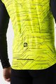 ALÉ Tricou de cilism pentru iarnă cu mânecă lungă - BYTE PRAGMA - galben/negru