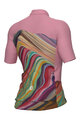 ALÉ Tricou de ciclism cu mânecă scurtă - PR-E RAINBOW - roz