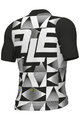 ALÉ Tricou de ciclism cu mânecă scurtă - MULTIVERSO PR-E - negru/alb