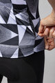 ALÉ Tricou de ciclism cu mânecă scurtă - MULTIVERSO PR-E - negru/alb