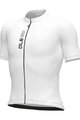 ALÉ Tricou de ciclism cu mânecă scurtă - PRAGMA COLOR BLOCK - alb