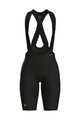 ALÉ Pantaloni scurți de ciclism cu bretele - R-EV1 HAMMER 2.0 - negru
