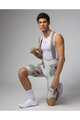 ALÉ Pantaloni scurți de ciclism cu bretele - SAUVAGE PR-E - bej/multicolor