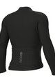 ALÉ Tricou de ciclism cu mânecă lungă de vară - PRAGMA COLOR BLOCK - negru