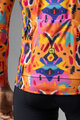 ALÉ Tricou de cilism pentru iarnă cu mânecă lungă - TRIBAL - portocaliu