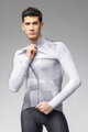 ALÉ Tricou de cilism pentru iarnă cu mânecă lungă - QUICK - alb