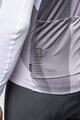 ALÉ Tricou de cilism pentru iarnă cu mânecă lungă - QUICK - alb