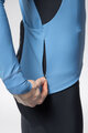ALÉ Tricou de cilism pentru iarnă cu mânecă lungă - KLIMATIK K-IDRO - albastru deschis