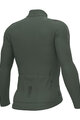 ALÉ Tricou de cilism pentru iarnă cu mânecă lungă - WARM RACE - verde