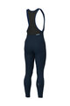 ALÉ Pantaloni de ciclism lungi cu bretele - KLIMATIK K-ATMO - albastru
