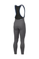 ALÉ Pantaloni de ciclism lungi cu bretele - KLIMATIK K-ATMO - albastru deschis