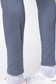 ALÉ Pantaloni de ciclism lungi cu bretele - KLIMATIK K-ATMO - albastru deschis