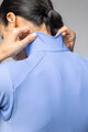 ALÉ Tricou de cilism pentru iarnă cu mânecă lungă - KLIMATIK K-IDRO - albastru deschis
