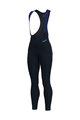 ALÉ Pantaloni de ciclism lungi cu bretele - KLIMATIK K-TOUR - albastru