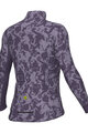 ALÉ Tricou de cilism pentru iarnă cu mânecă lungă - PRAGMA ESSENZA - mov