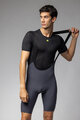 ALÉ Pantaloni scurți de ciclism cu bretele - GRAVEL-PRO OFF ROAD - GRAVEL - gri