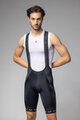 ALÉ Pantaloni scurți de ciclism cu bretele - STRADA 2.0 PR-E - negru/alb