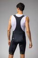 ALÉ Pantaloni scurți de ciclism cu bretele - STRADA 2.0 PR-E - negru/galben