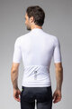 ALÉ Tricou de ciclism cu mânecă scurtă - COLOR BLOCK PRAGMA - alb
