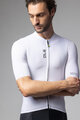 ALÉ Tricou de ciclism cu mânecă scurtă - COLOR BLOCK PRAGMA - alb