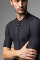ALÉ Tricou de ciclism cu mânecă scurtă - COLOR BLOCK PRAGMA - negru