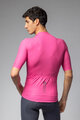 ALÉ Tricou de ciclism cu mânecă scurtă - COLOR BLOCK PRAGMA - roz