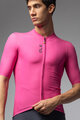 ALÉ Tricou de ciclism cu mânecă scurtă - COLOR BLOCK PRAGMA - roz