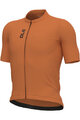 ALÉ Tricou de ciclism cu mânecă scurtă - COLOR BLOCK PRAGMA - portocaliu