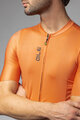 ALÉ Tricou de ciclism cu mânecă scurtă - COLOR BLOCK PRAGMA - portocaliu