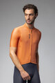 ALÉ Tricou de ciclism cu mânecă scurtă - COLOR BLOCK PRAGMA - portocaliu