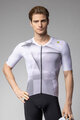 ALÉ Tricou de ciclism cu mânecă scurtă - SPRINTER R-EV1 - alb/gri