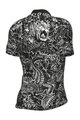 ALÉ Tricou de ciclism cu mânecă scurtă - SAFARI PRAGMA - negru/alb