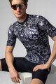 ALÉ Tricou de ciclism cu mânecă scurtă - SAFARI PRAGMA - negru/alb