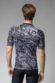 ALÉ Tricou de ciclism cu mânecă scurtă - SAFARI PRAGMA - negru/alb