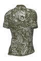 ALÉ Tricou de ciclism cu mânecă scurtă - SAFARI PRAGMA - verde/alb