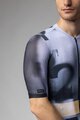 ALÉ Tricou de ciclism cu mânecă scurtă - SOUND PR-E - alb/gri