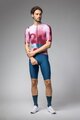 ALÉ Tricou de ciclism cu mânecă scurtă - SOUND PR-E - alb/bordo